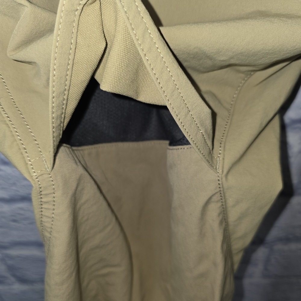REI Co-Op Screenline Men Khaki Belt Chino Hiking Outdoor Traveler Pants Sz 32X31 - Picture 9 of 12